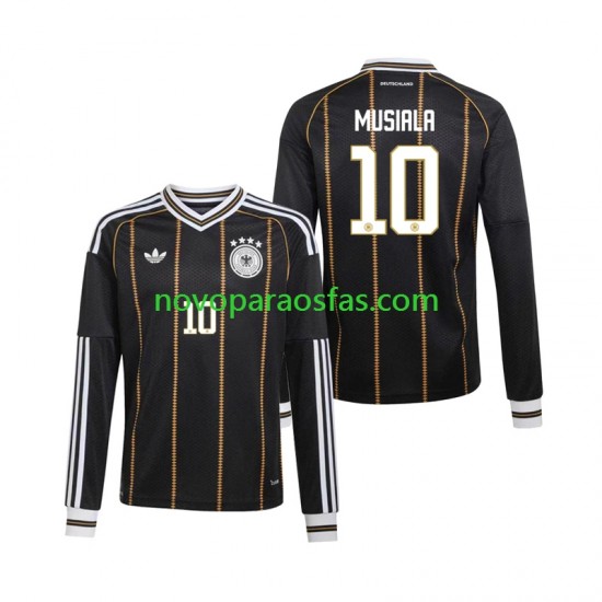 Camisolas Alemanha Jamal Musiala 10 Homem Alternativo Copa do Mundo 2026 Manga Comprida