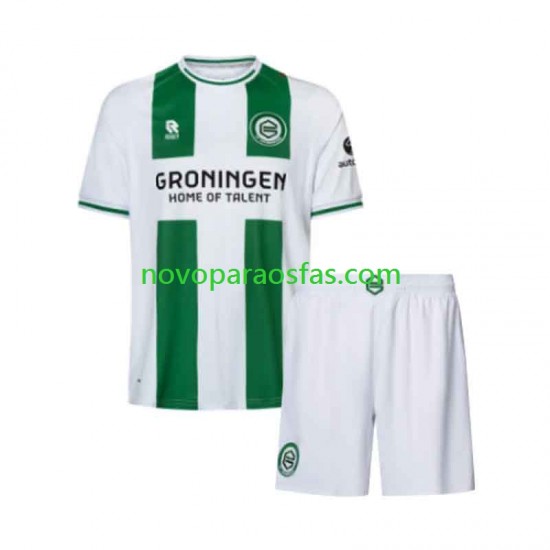 Camisolas Groningen Criança Casa 2026-2027 Manga Curta