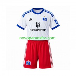 Camisolas Hamburger SV Criança Casa 2026-2027 Manga Curta