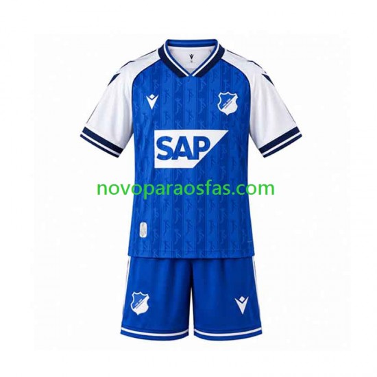 Camisolas Hoffenheim Criança Casa 2026-2027 Manga Curta