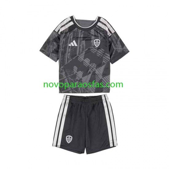 Camisolas Leeds United Criança Alternativo 2026-2027 Manga Curta