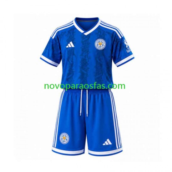 Camisolas Leicester City Criança Casa 2026-2027 Manga Curta
