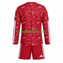 Camisolas Liverpool Criança Casa 2026-2027 Manga Comprida