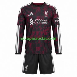 Camisolas Liverpool Criança Alternativo 2026-2027 Manga Comprida