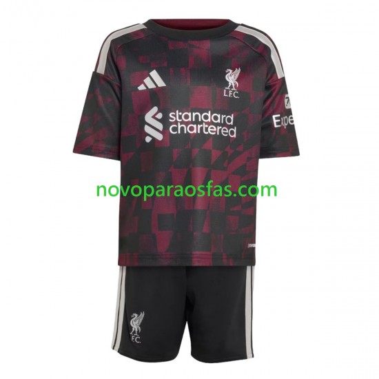 Camisolas Liverpool Criança Alternativo 2026-2027 Manga Curta