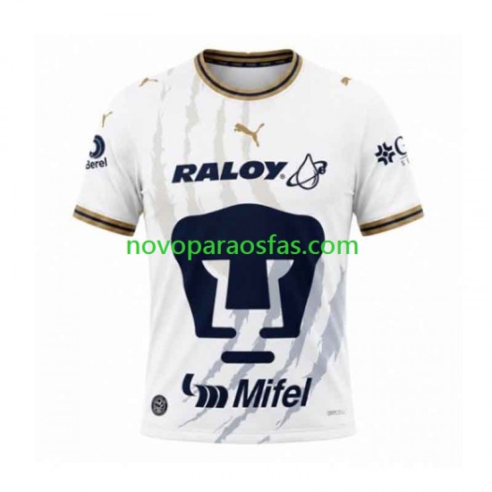 Camisolas Pumas UNAM Homem Visitante 2026-2027 Manga Curta