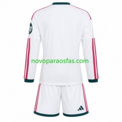Camisolas Real Madrid Criança Casa 2026-2027 Manga Comprida