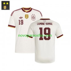 Camisolas Espanha Lamine Yamal 19 Homem Visitante 2026-2027 Manga Curta