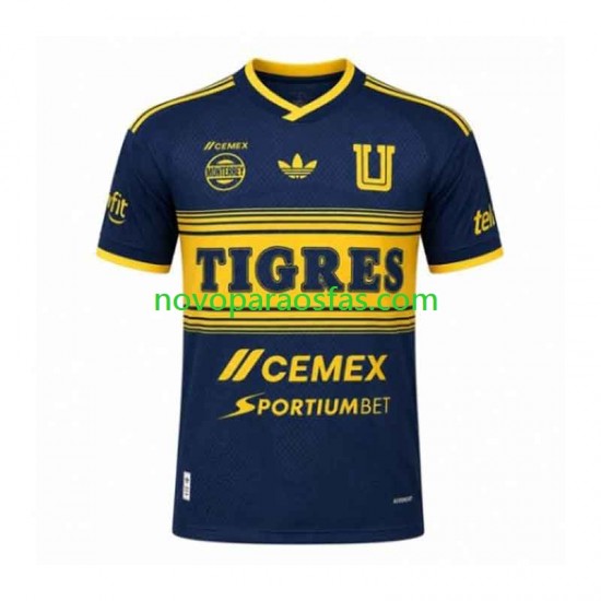 Camisolas Tigres UANL Homem Visitante 2026-2027 Manga Curta