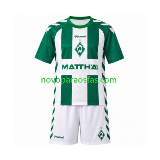 Camisolas Werder Bremen Criança Casa 2026-2027 Manga Curta