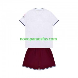 Camisolas West Ham United Criança Visitante 2026-2027 Manga Curta