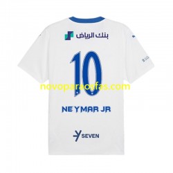 Camisolas Al Hilal Neymar JR 10 Homem Visitante 2024-2025 Manga Curta
