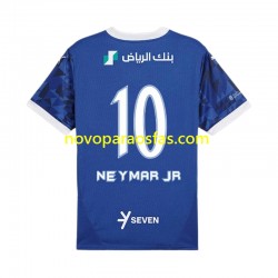 Camisolas Al Hilal Neymar JR 10 Homem Casa 2024-2025 Manga Curta