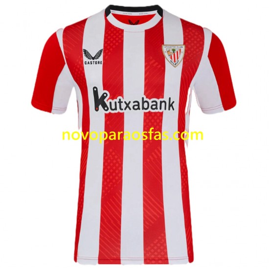 Camisolas Athletic Bilbao Williams JR 10 Homem Casa 2024-2025 Manga Curta