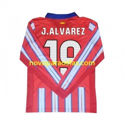 Camisolas Atlético Madrid Julian Alvarez 19 Homem Casa 2024-2025 Manga Comprida