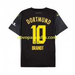 Camisolas Borussia Dortmund Julian Brandt 10 Homem Visitante 2024-2025 Manga Curta