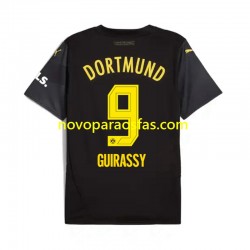 Camisolas Borussia Dortmund Serhou Guirassy 9 Homem Visitante 2024-2025 Manga Curta