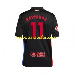 Camisolas FC Barcelona RAPHINHA 11 Homem Alternativo 2024-2025 Manga Curta