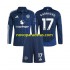 Camisolas Manchester United Alejandro Garnacho 17 Criança Visitante 2024-2025 Manga Comprida