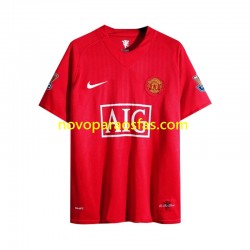 Camisolas Manchester United 2007 Retro Homem Casa Manga Comprida