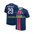 Camisolas Paris Saint-Germain Bradley Barcola 29 Homem Casa 2024-2025 Manga Curta