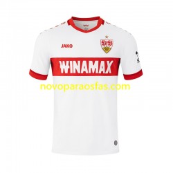 Camisolas VfB Stuttgart Homem Casa 2024-2025 Manga Curta