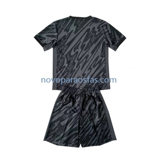 Camisolas França Guarda-redes Criança Visitante Euro 2024 Manga Curta