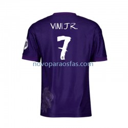 Camisolas Real Madrid Vinicius Junior 7 Y-3 Homem Quarto 2023-2024 Manga Curta