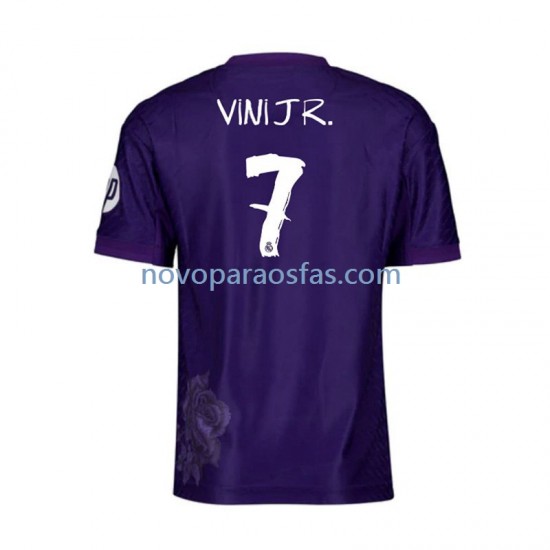 Camisolas Real Madrid Vinicius Junior 7 Y-3 Homem Quarto 2023-2024 Manga Curta