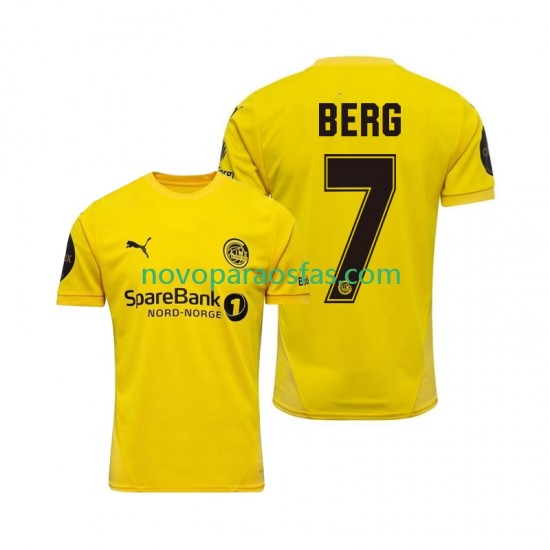 Camisolas FK Bodø/Glimt Patrick Berg 7 Homem Casa 2025 Manga Curta