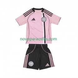 Camisolas Leicester City Criança Alternativo 2025-2026 Manga Curta