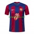 Camisolas FC Barcelona Rolling Stones Homem Casa 2023-2024 Manga Curta