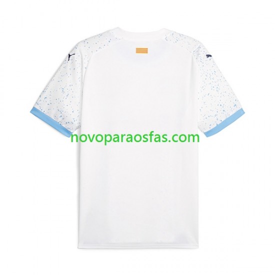 Camisolas Girona Homem Visitante 2023-2024 Manga Curta