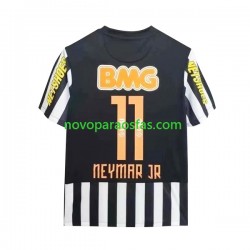 Camisolas Santos FC Neymar JR 11 -2012 Retro Homem Visitante 2011 Manga Curta