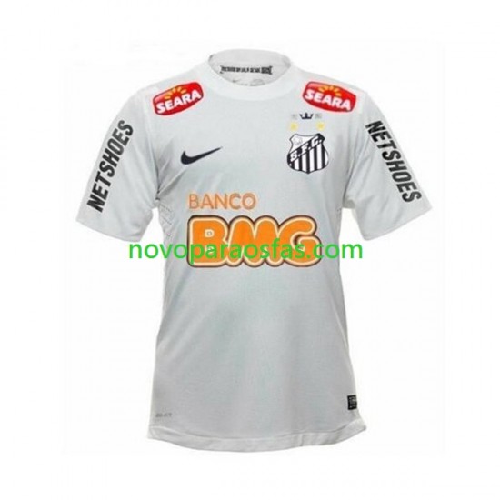 Camisolas Santos FC Neymar JR 11 -2012 Retro Homem Casa 2011 Manga Curta
