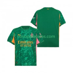 Camisolas AC Milan Guarda-redes Homem Visitante 2025-2026 Manga Curta