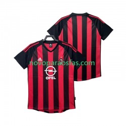 Camisolas AC Milan 2003 Retro Homem Casa 2002 Manga Curta