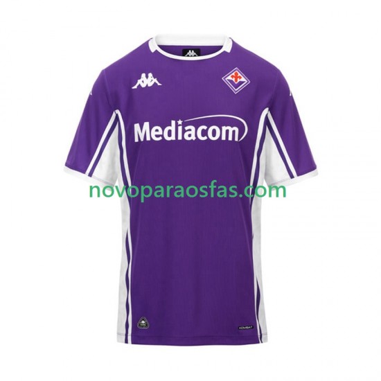 Camisolas ACF Fiorentina Homem Casa 2025-2026 Manga Curta