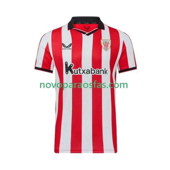 Camisolas Athletic Bilbao Homem Casa 2025-2026 Manga Curta