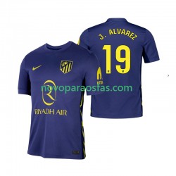 Camisolas Atlético Madrid Julian Alvarez 19 Homem Visitante 2025-2026 Manga Curta