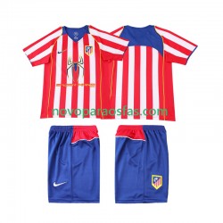 Camisolas Atlético Madrid 2005 Retro Criança Casa 2004 Manga Curta