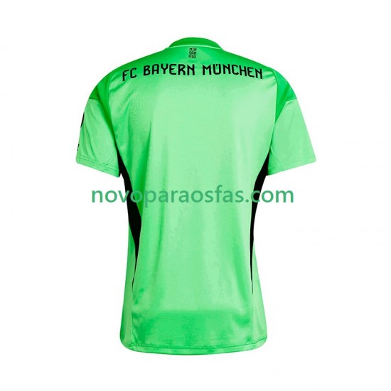 Camisolas Bayern de Munique Guarda-redes Homem Casa 2025-2026 Manga Curta