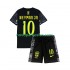 Brasil Neymar JR 10 Cheist the Redeemer Football Shirts Criança Casa 2024 Manga Curta