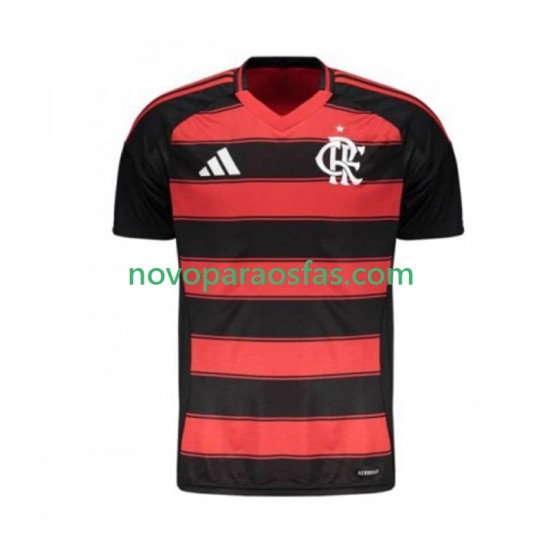 Camisolas CR Flamengo Homem Casa 2025-2026 Manga Curta