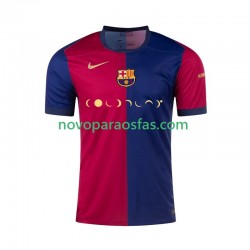 Camisolas FC Barcelona Coldplay Homem Casa 2024-2025 Manga Curta