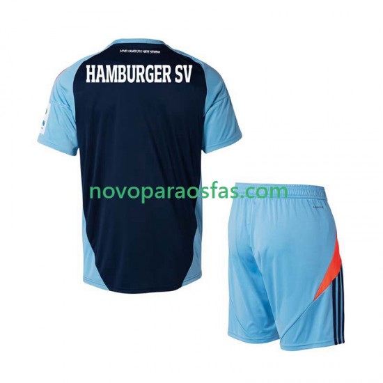 Camisolas Hamburger SV Special Criança Casa 2025-2026 Manga Curta