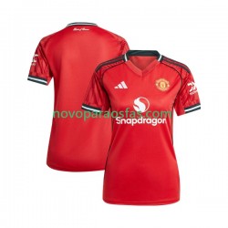 Camisolas Manchester United Mulher Casa 2025-2026 Manga Curta