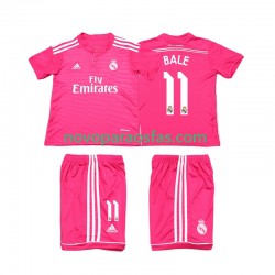 Camisolas Real Madrid Bale 11 2014 2015 Retro Criança Visitante Manga Curta