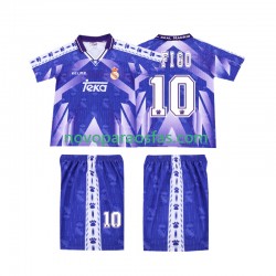 Camisolas Real Madrid FIGO 10 1996-1997 Retro Criança Visitante Manga Curta