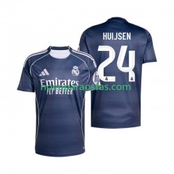 Camisolas Real Madrid Huijsen 24 Homem Visitante 2025-2026 Manga Curta
